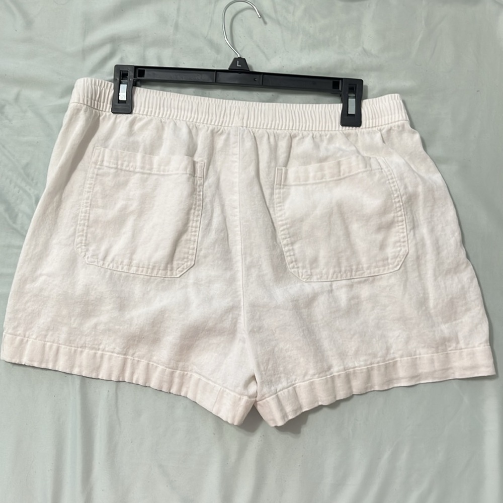 Women's White Casual Shorts - Picture 2 of 5